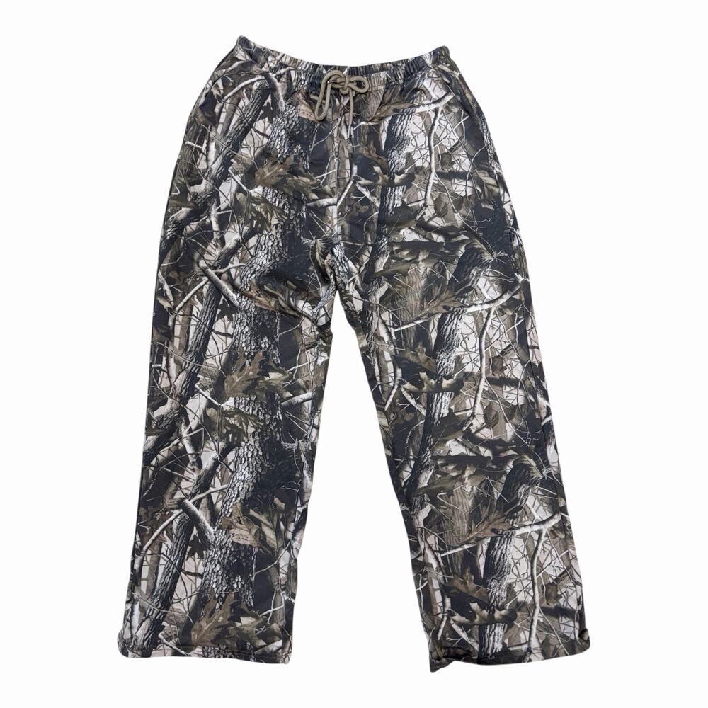 Women’s Camo Size M Camouflage Drawstring Lounge Pants Cotton Blend